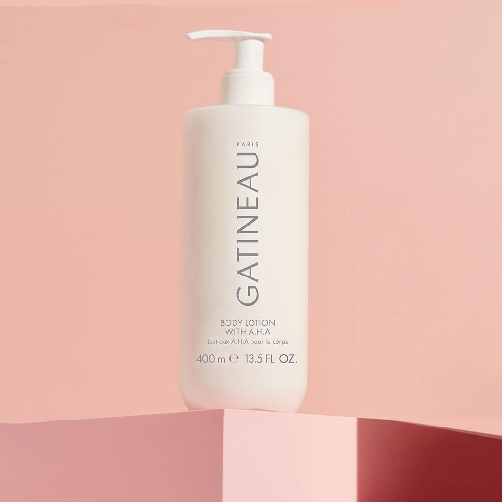 Gatineau - AHA Body Lotion, Hydrating Moisturiser Cream for Dry Skin with Shea Butter (400ml)