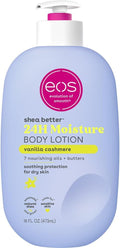 eos vanilla cashmere body lotion shea better 24hr moisture - 16 oz/473 ml