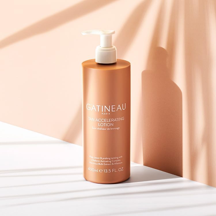 Gatineau - Tan Accelerating Lotion Duo Pack (400ml x 2 Bottles), Enhance Natural Tanning, For Face & Body