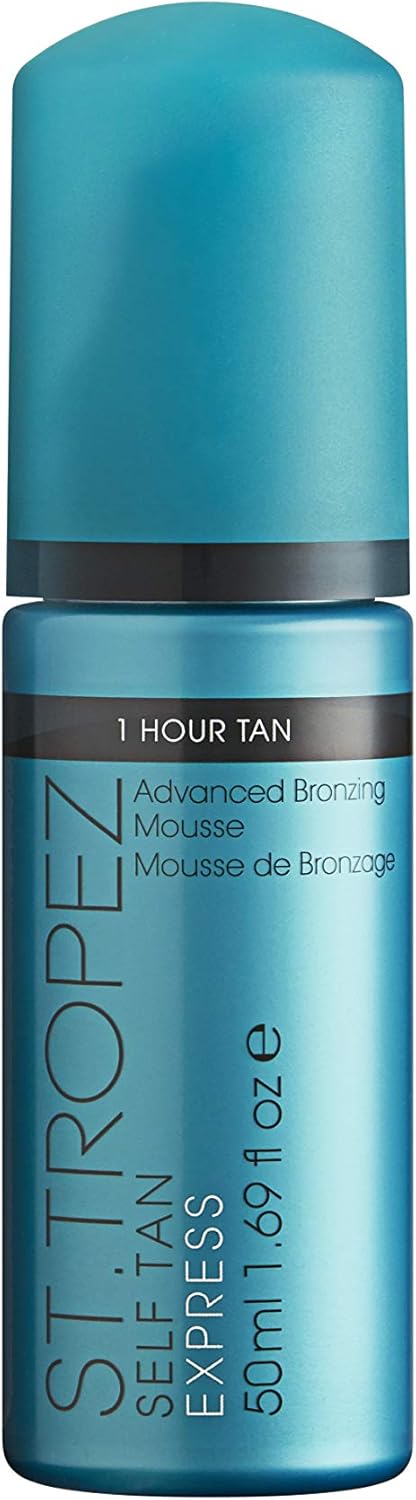 St.Tropez Self Tan Express Mousse, Fast Acting Fake Tan, Develops in 1-3 Hours, Streak-Free Finish, Vegan, Natural & Cruelty Free, 200 ml