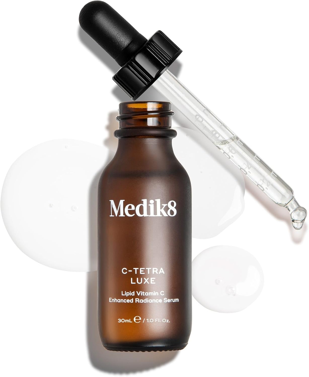 Medik8 C-Tetra Luxe - Lipid 14% Vitamin C Enhanced Radiance Serum -Smooths Fine Lines & Uneven Tone - Antioxidant & Nourishing - Dull, Dry Skin Types - 30ml