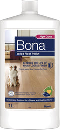 Bona Wood Floor Polish - Protect & Maintain - Gloss Finish - 1 Litre