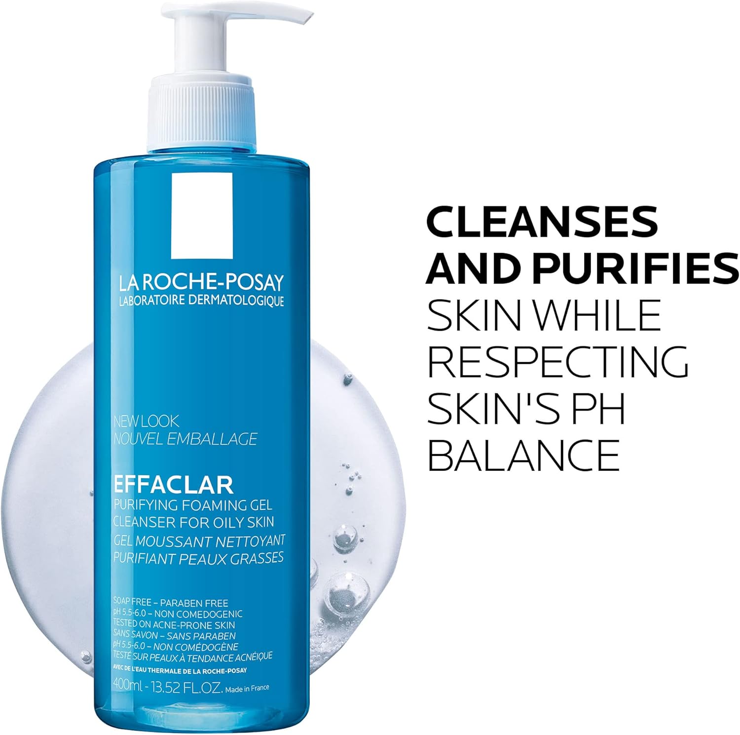 La Roche Posay Effaclar Purifying Foaming Gel for oily sensitive skin 400ml