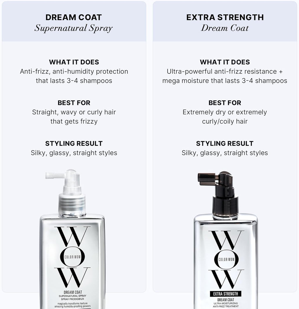 COLOR WOW Dream Coat Supernatural Spray. The Anti-frizz GOAT with amazing humidity-proofing powers