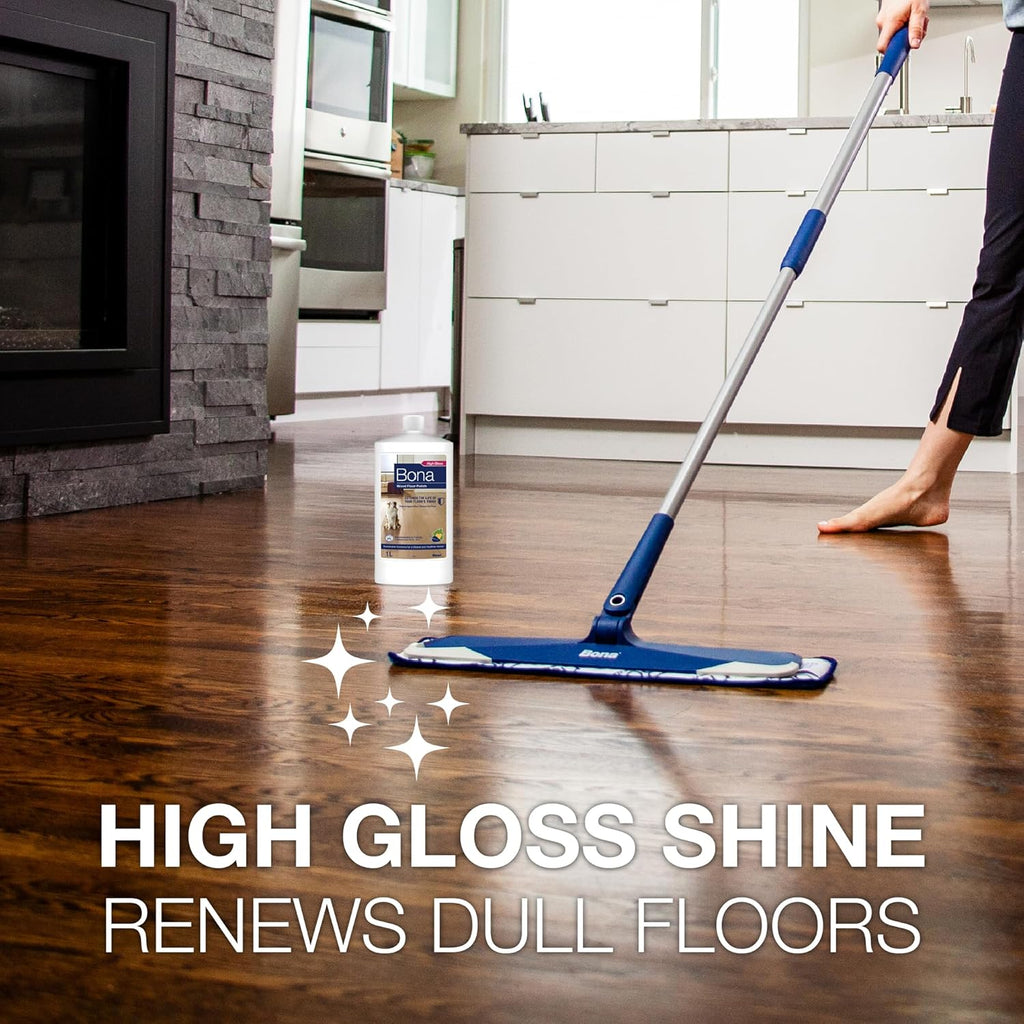 Bona Wood Floor Polish - Protect & Maintain - Gloss Finish - 1 Litre