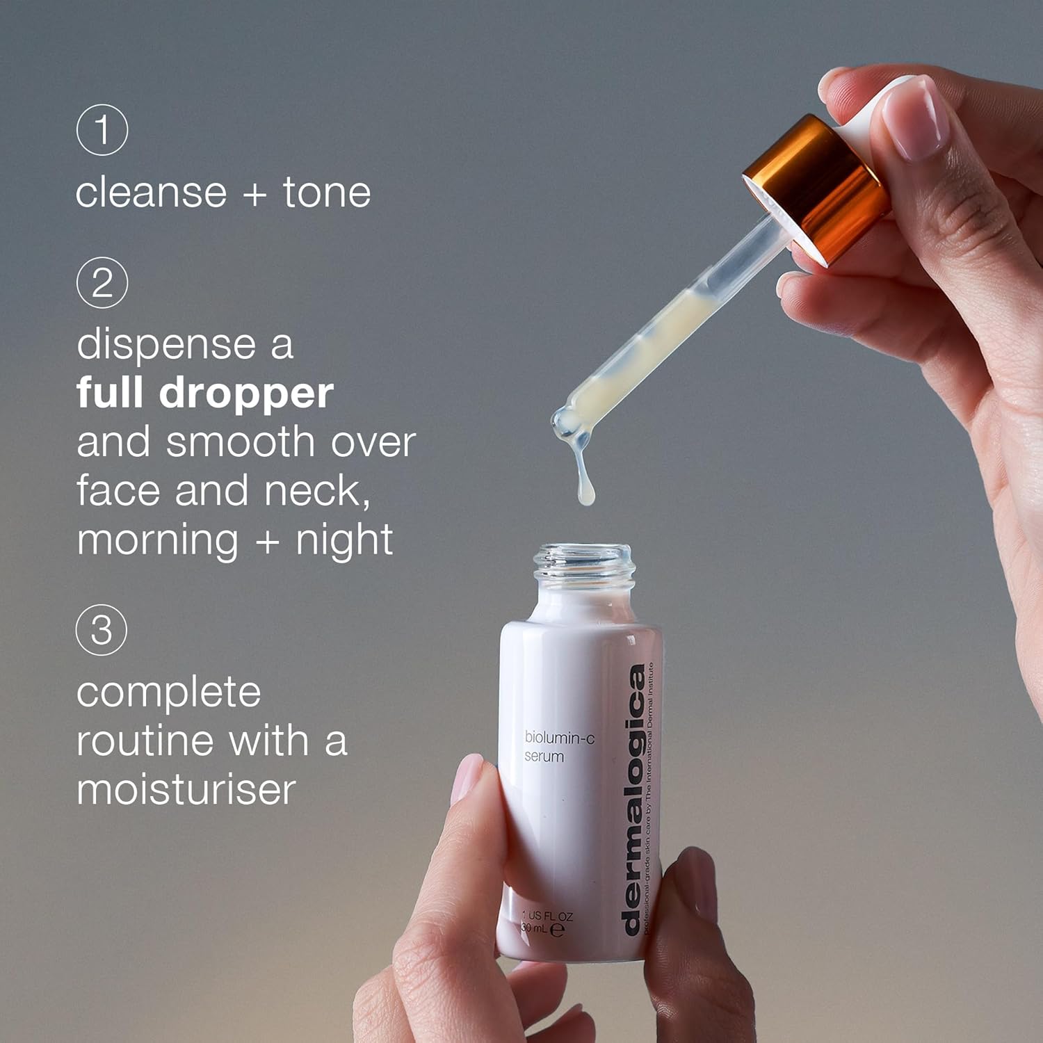 Dermalogica Biolumin-C Vitamin C Serum - High-performance Serum for Brightening, Firming & Reducing Fine Lines, with Advanced Bio-technology, Morning & Night Application