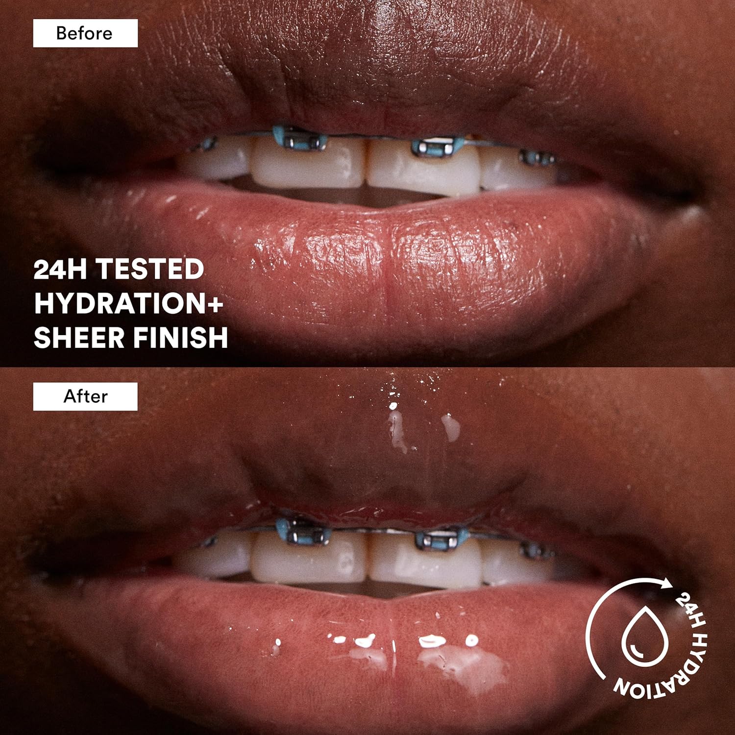 3INA MAKEUP - The Color Lip Oil 100 - Crystal clear Lip Gloss with 24h Hydration & Hyaluronic Acid - Lipstick & Lip Balm