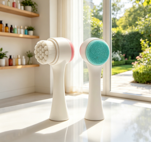 Dual-Sided Facial Cleansing Brush