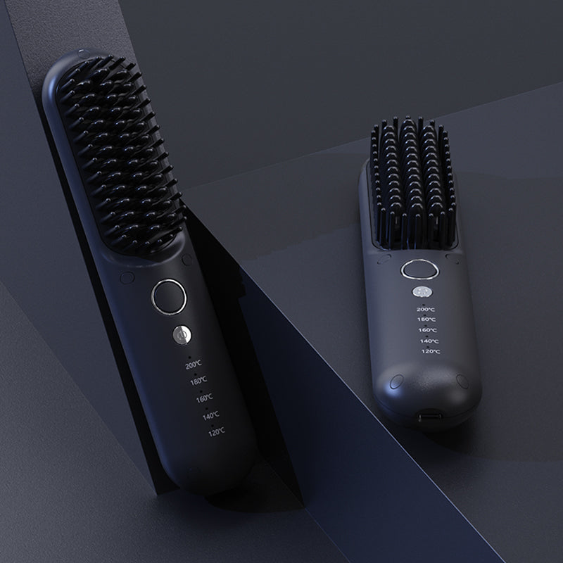 Mini Portable Hair Straightening Brush