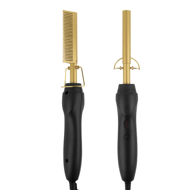 Professional Electric Hot Comb Hair Straightener